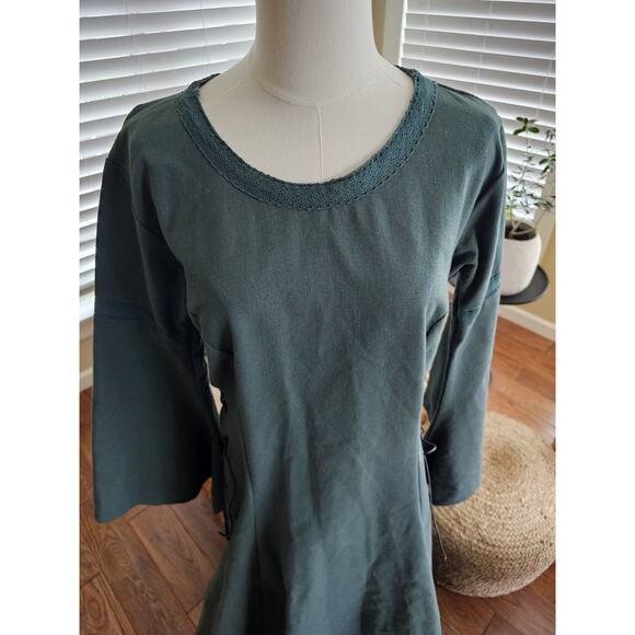 Mytholon Lenora Premium Canvas Dress Medieval Renaissance Size L - Picture 2 of 15